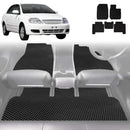 6D Diamond Car Floor Mats for Toyota Corolla 2002 - 2007 Hatch/Sedan (E120/130) - Custom-Fit Carpet Liner-1