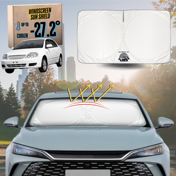 Front Windscreen Sun Shade for Toyota Corolla 2002 - 2007 Hatch/Sedan (E120/130) - Standard 150 x 85 cm