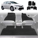 6D Diamond Car Floor Mats for Toyota Corolla 2013 - 2018 Hatch (E160/170/180) - Custom-Fit Carpet Liner-1