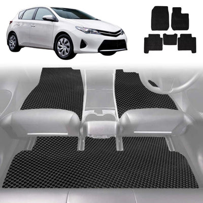 6D Diamond Car Floor Mats for Toyota Corolla 2013 - 2018 Hatch (E160/170/180) - Custom-Fit Carpet Liner