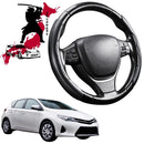 Black Samurai Segmented Steering Wheel Cover for Toyota Corolla 2013 - 2018 Hatch (E160/170/180)-1