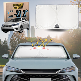 Front Windscreen Sun Shade for Toyota Corolla 2013 - 2019 Sedan - Standard 150 x 85 cm