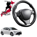 Black Samurai Segmented Steering Wheel Cover for Toyota Corolla 2018 - Current Hatch-1