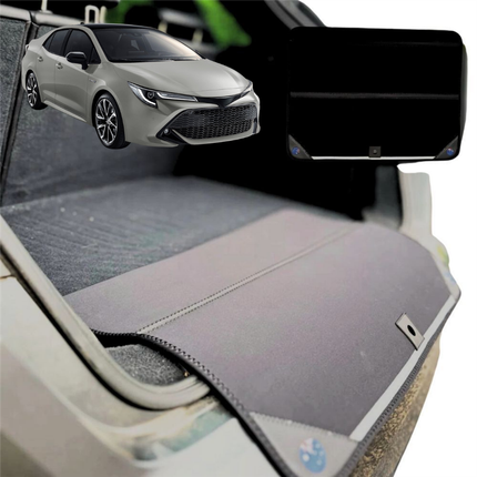 Rear Cargo Boot Bumper Protector for Toyota Corolla 2019 - Current Sedan - Standard (72 x 55) - Black