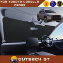 Front Windscreen Sun Shade for Toyota Corolla Cross 2020 - Current (XG10) - Standard 150 x 85 cm - Black-1