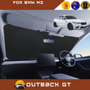 Front Windscreen Sun Shade for BMW M2 2015 - 2021 (F87) - Standard 150 x 85 cm - Black-1