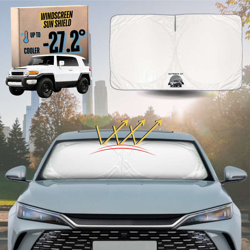 Front Windscreen Sun Shade for Toyota FJ Cruiser 2010 - 2017 - Standard 150 x 85 cm