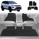 6D Diamond Car Floor Mats for Toyota Fortuner 2015 - Current (AN150/AN160) - Custom-Fit Carpet Liner-1