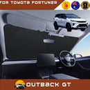 Front Windscreen Sun Shade for Toyota Fortuner 2015 - Current (AN150/AN160) - Standard 150 x 85 cm - Black-1