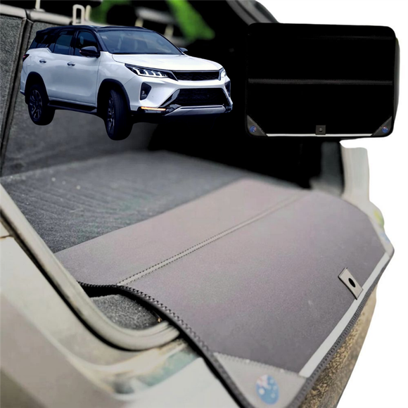 Rear Cargo Boot Bumper Protector for Toyota Fortuner 2015 - Current (AN150/AN160) - XL (98 x 55) - Black