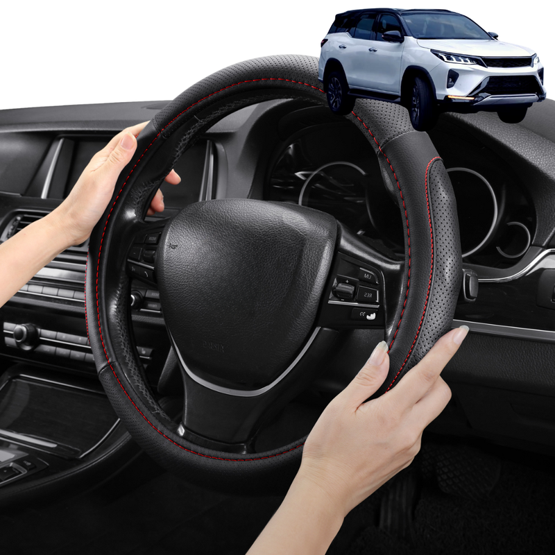 Steering Wheel Cover Pro Extra Layer for Toyota Fortuner 2015 - Current (AN150/AN160) - Breathable & Anti-Slip