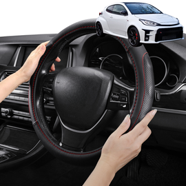 Steering Wheel Cover Pro Extra Layer for Toyota GR Yaris 2021 - Current - Breathable & Anti-Slip - Circle 38 cm