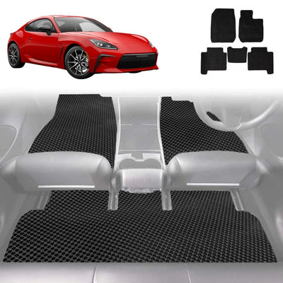 6D Diamond Car Floor Mats for Toyota GR86 2022 - Current - Custom-Fit Carpet Liner