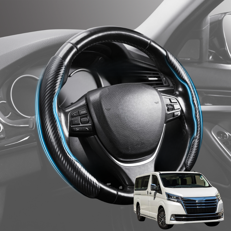 Segmented Steering Wheel Cover for Toyota Granvia 2019 - Current Front Only - Universal Size