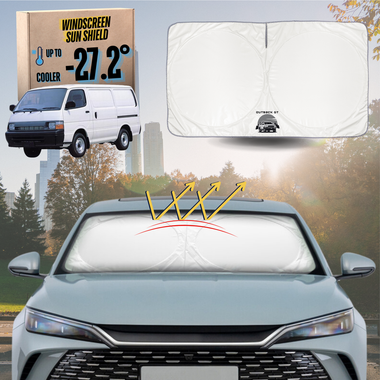 Front Windscreen Sun Shade for Toyota HiAce Commuter 1989 - 2005 - Standard 150 x 85 cm
