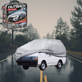 Silver Shield Outdoor Car Cover for Toyota HiAce Commuter 1989 - 2005 - XXLC - Grey