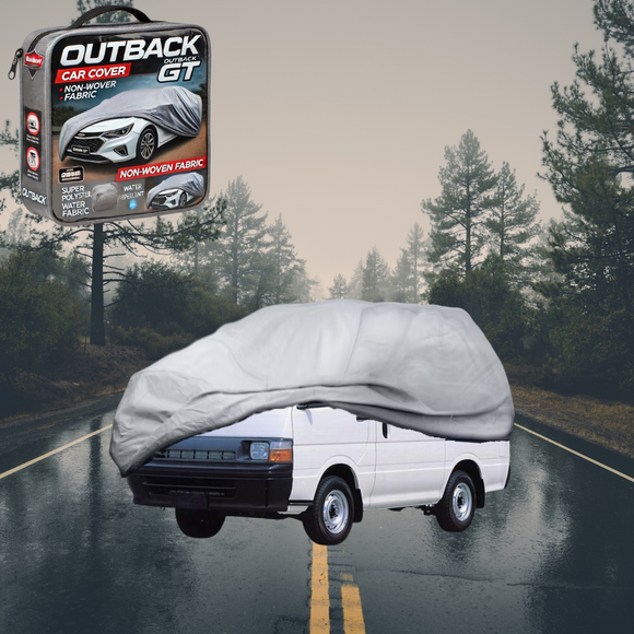 Silver Shield Outdoor Car Cover for Toyota HiAce Commuter 1989 - 2005 - XXLC - Grey