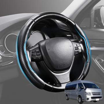 Segmented Steering Wheel Cover for Toyota HiAce Commuter 2005 - 2018 - Universal Size