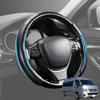 Segmented Steering Wheel Cover for Toyota HiAce Commuter 2005 - 2018 - Universal Size