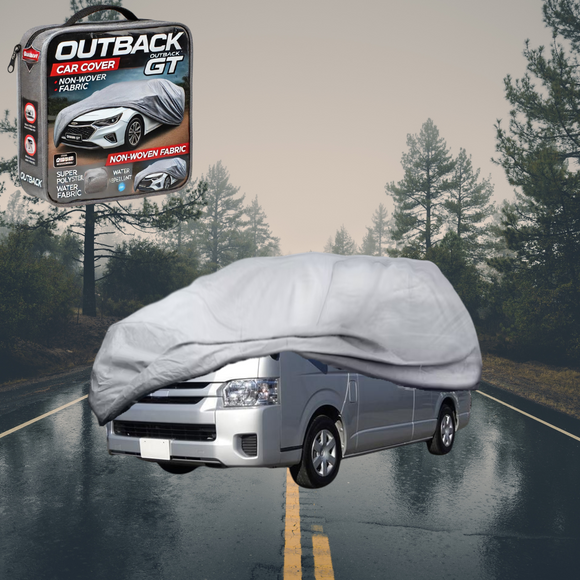 Silver Shield Outdoor Car Cover for Toyota HiAce Commuter 2005 - 2018 - XXLC - Grey