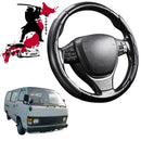 Black Samurai Segmented Steering Wheel Cover for Toyota Hiace Van 1989 - 2005 (Crew)-1