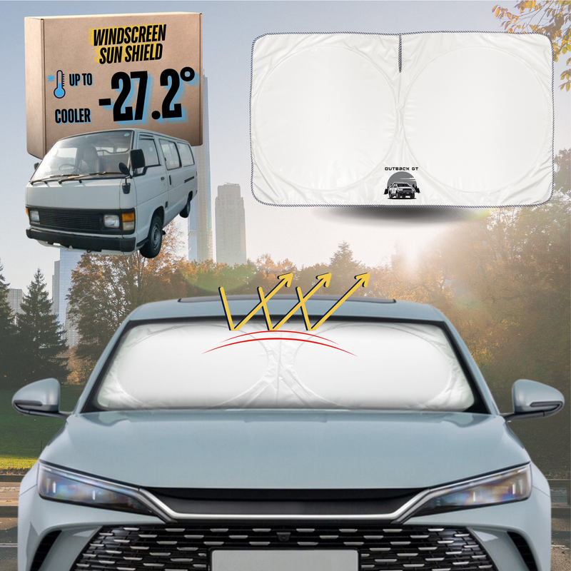 Front Windscreen Sun Shade for Toyota Hiace Van 1989 - 2005 (Crew) - XL 160 x 100 cm