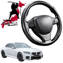 Black Samurai Segmented Steering Wheel Cover for BMW M2 2023 - Current (G87)-1