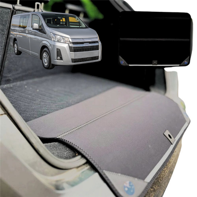 Rear Cargo Boot Bumper Protector for Toyota Hiace Van 2019 - Current (Crew) - XL (98 x 55) - Black