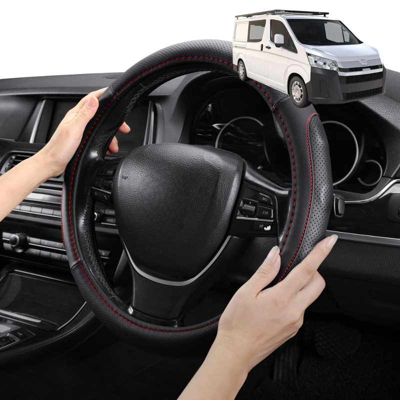 Steering Wheel Cover Pro Extra Layer for Toyota Hiace Van 2019 - Current (LWB) - Breathable & Anti-Slip