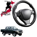 Black Samurai Segmented Steering Wheel Cover for Toyota Hilux Double Cab 1988 - 1997 (N80, N90, N100, N110)-1