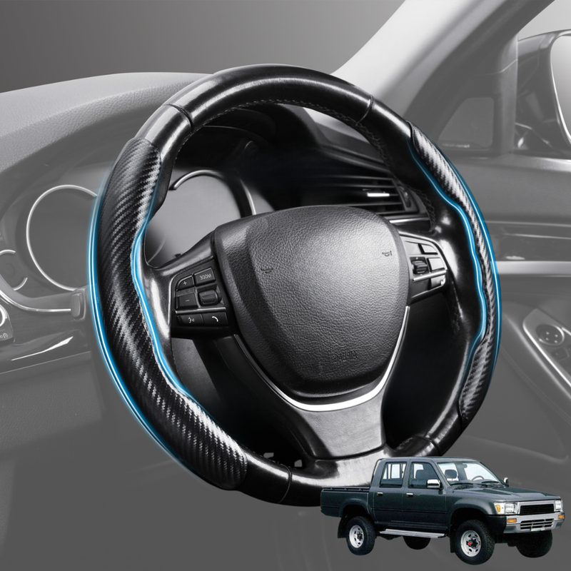 Segmented Steering Wheel Cover for Toyota Hilux Double Cab 1988 - 1997 (N80, N90, N100, N110) - Universal Size