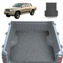 Honeycomb UTE Tub Mat Tray Liner for Toyota Hilux Double Cab 1997 - 2005 (With Spray On Liner or No Liner) - Black & Grey-10