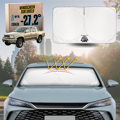 Front Windscreen Sun Shade for Toyota Hilux Double Cab 1997 - 2005 - Standard 150 x 85 cm