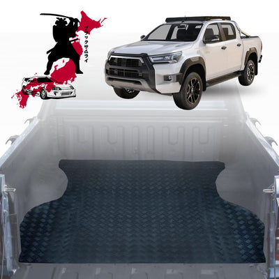 Black Samurai UTE Tub Mat Tray Liner for Toyota Hilux Double Cab 2015 - Current