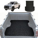 Honeycomb UTE Tub Mat Tray Liner for Toyota Hilux Double Cab 2015 - Current - Black & Grey-1