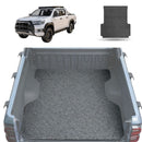 Honeycomb UTE Tub Mat Tray Liner for Toyota Hilux Double Cab 2015 - Current - Black & Grey-10