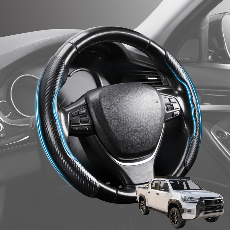 Segmented Steering Wheel Cover for Toyota Hilux Double Cab 2015 - Current - Universal Size