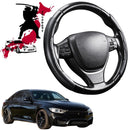 Black Samurai Segmented Steering Wheel Cover for BMW M3 2014 - 2019 (F80)-1