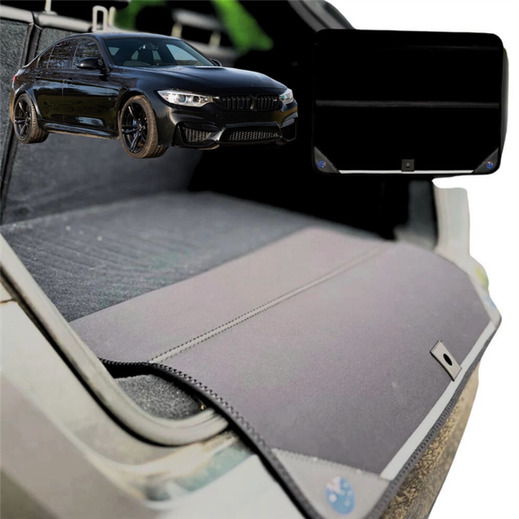 Rear Cargo Boot Bumper Protector for BMW M3 2014 - 2019 (F80) - Standard (72 x 55) - Black