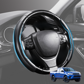 Segmented Steering Wheel Cover for Toyota Hilux Extra Cab 2015 - Current - Universal Size