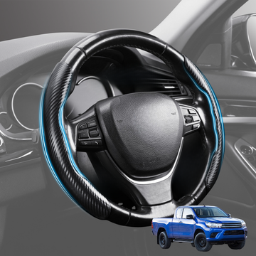 Segmented Steering Wheel Cover for Toyota Hilux Extra Cab 2015 - Current - Universal Size