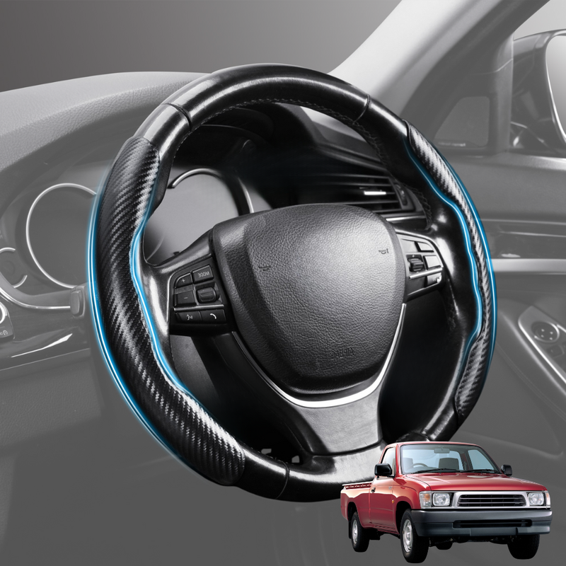 Segmented Steering Wheel Cover for Toyota Hilux Single Cab 1997 - 2005 - Universal Size
