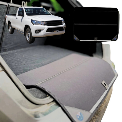 Rear Cargo Boot Bumper Protector for Toyota Hilux Single Cab 2015 - Current - Standard (72 x 55) - Black