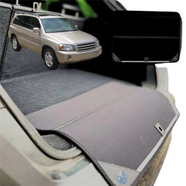 Rear Cargo Boot Bumper Protector for Toyota Kluger 2001 - 2007 (XU20) - XL (98 x 55) - Black