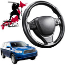 Black Samurai Segmented Steering Wheel Cover for Toyota Kluger 2007 - 2013 (XU40)-1