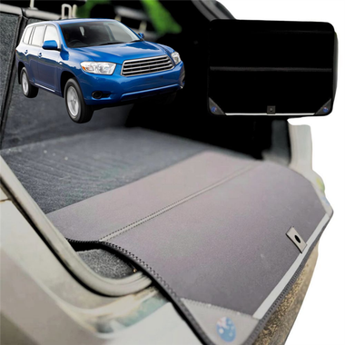 Rear Cargo Boot Bumper Protector for Toyota Kluger 2007 - 2013 (XU40) - XL (98 x 55) - Black