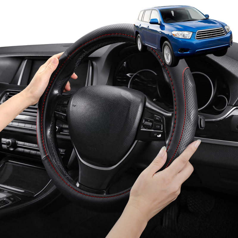 Steering Wheel Cover Pro Extra Layer for Toyota Kluger 2007 - 2013 (XU40) - Breathable & Anti-Slip