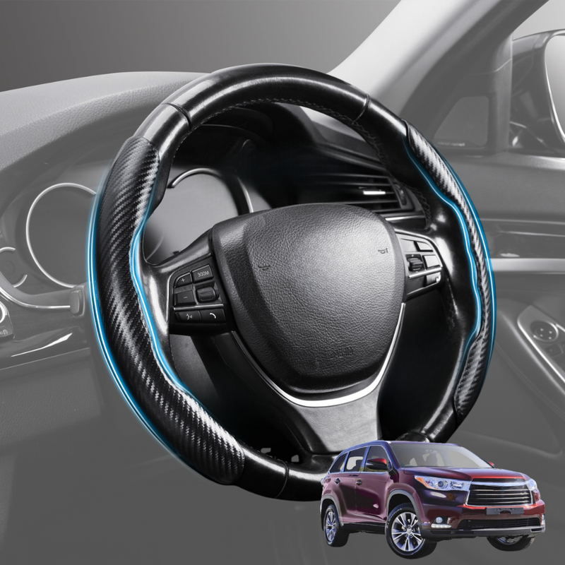 Segmented Steering Wheel Cover for Toyota Kluger 2014 - 2020 (XU50)