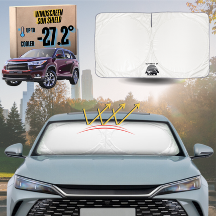 Front Windscreen Sun Shade for Toyota Kluger 2014 - 2020 (XU50) - Standard 150 x 85 cm