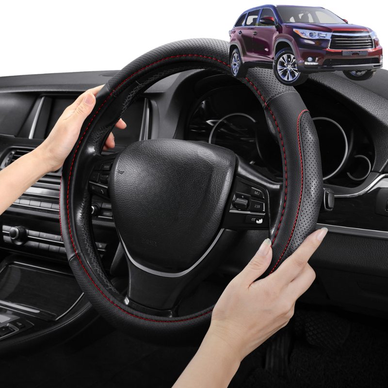 Steering Wheel Cover Pro Extra Layer for Toyota Kluger 2014 - 2020 (XU50) - Breathable & Anti-Slip